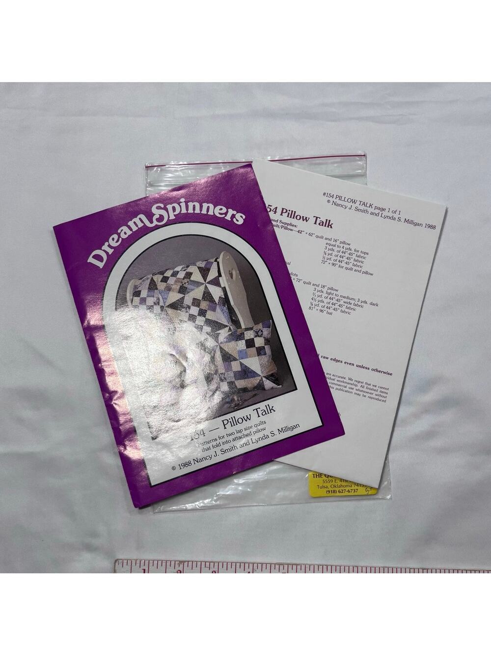 Lot of 2 Vintage Quilting Patterns, uncut, “Toy Horse” and “Pillow Talk”